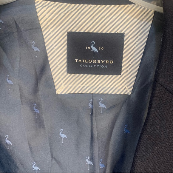 Tailorbyrd Collection Lanificio Filarte Super 110’s Wool Blazer Jacket - Picture 3 of 13